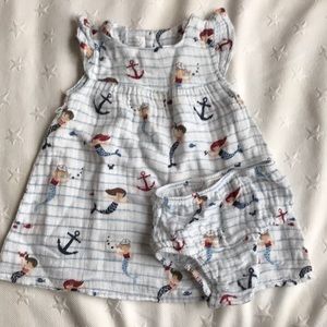 6-9 Month Mud Pie dress 6-9 with Bloomers
